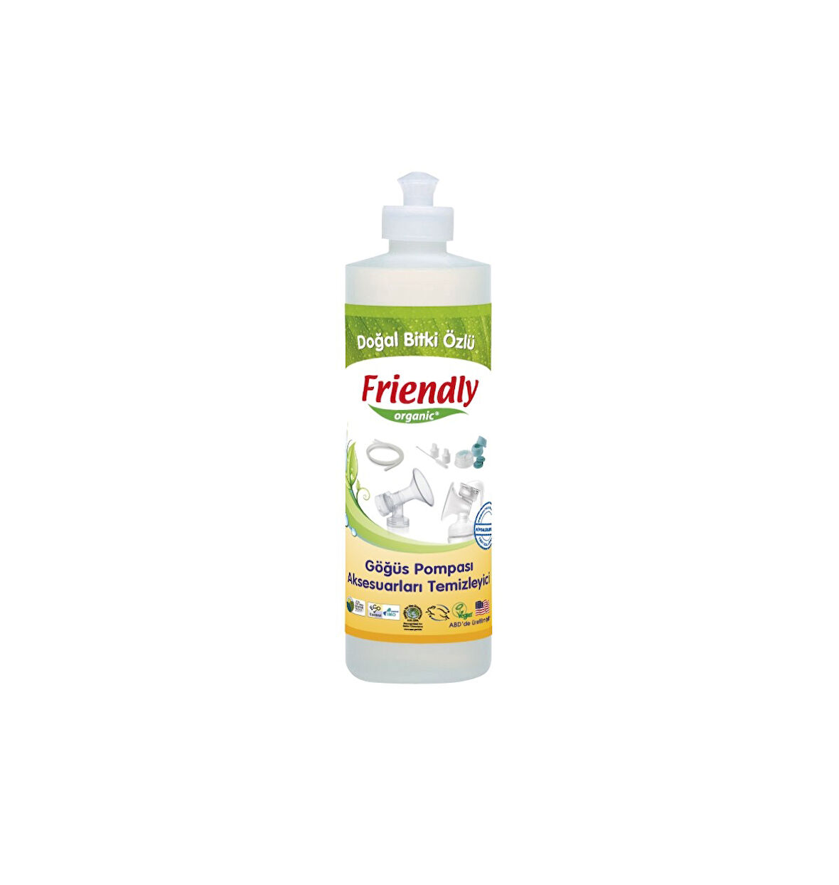Friendly Göğüs Pompası Aksesuarları Temizleyici - 473 Ml