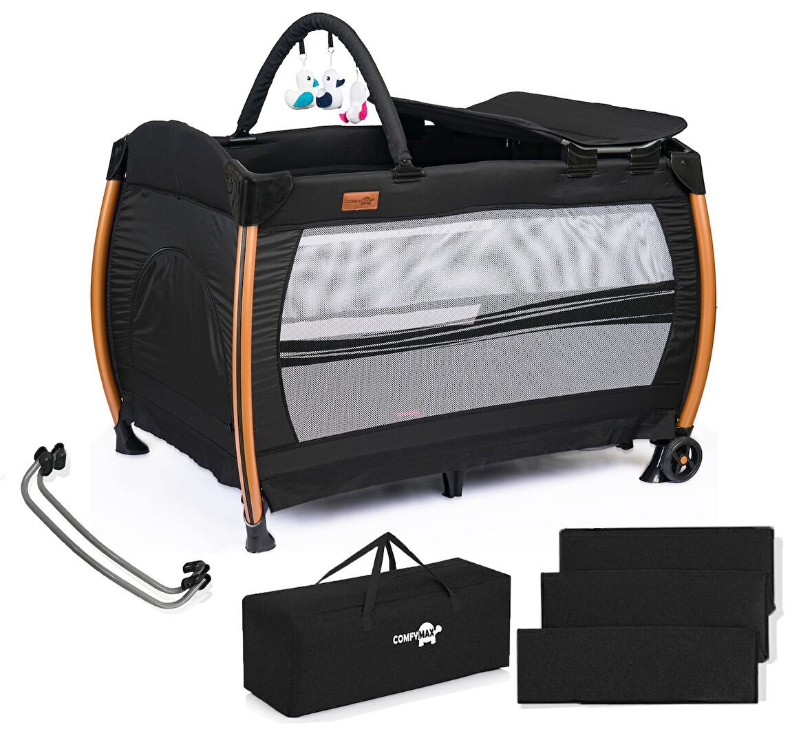 Comfymax Power Park Yatak Oyun Parkı 70X110 - Cosmos Black