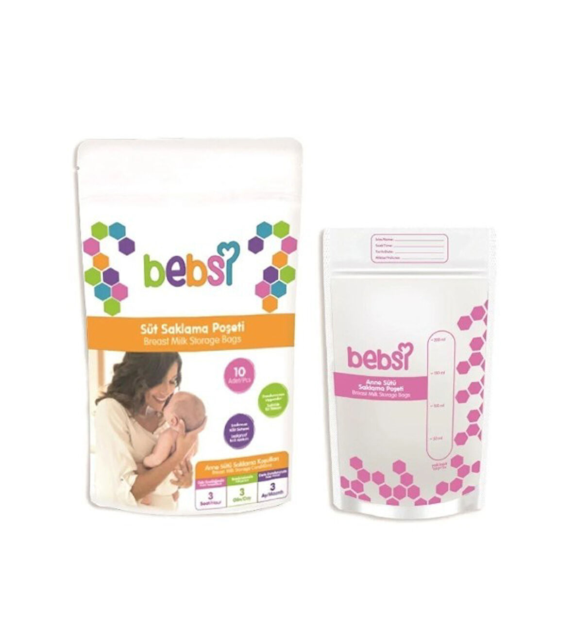 Bebsi Süt Saklama Poşeti 10'Lu