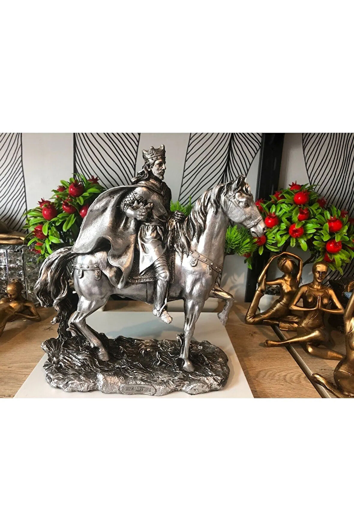 Dekoratif King Arthur Biblo Polyester