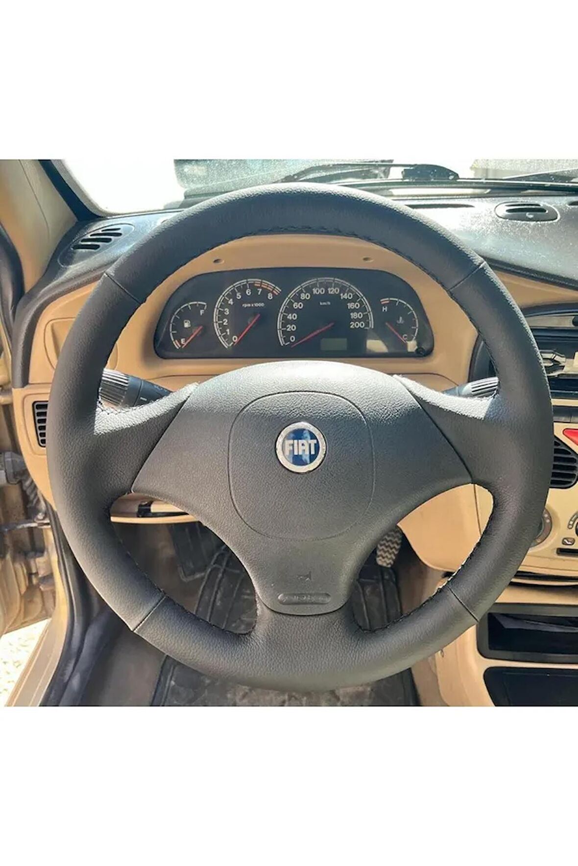 Fiat Albea 2003 araca özel direksiyon kılıfı