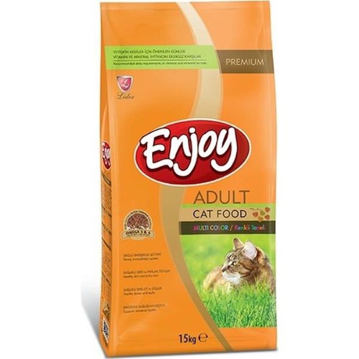 Enjoy Multicolor Renkli Gurme Kedi Maması 15 kg