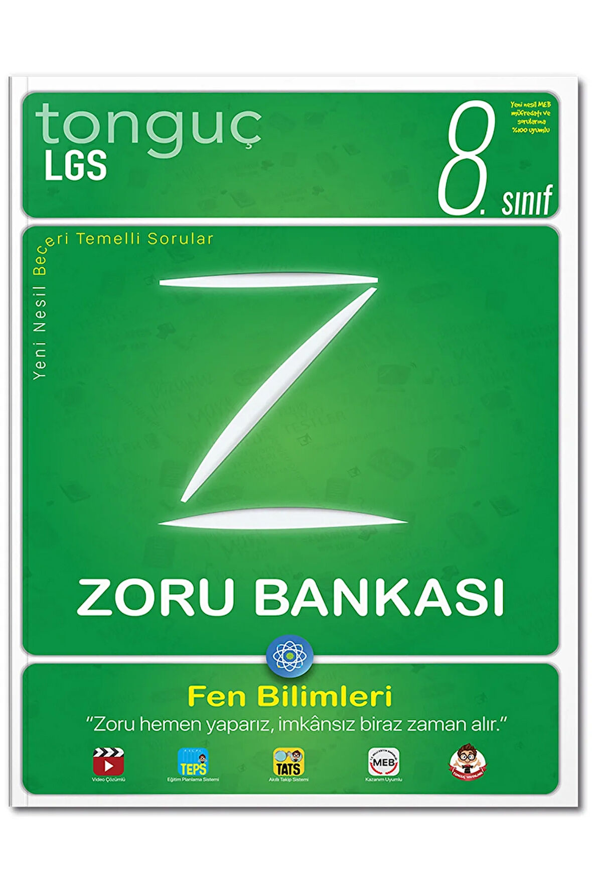 Tonguç 8. Sınıf Lgs Zoru Bankası Fen Bilimleri