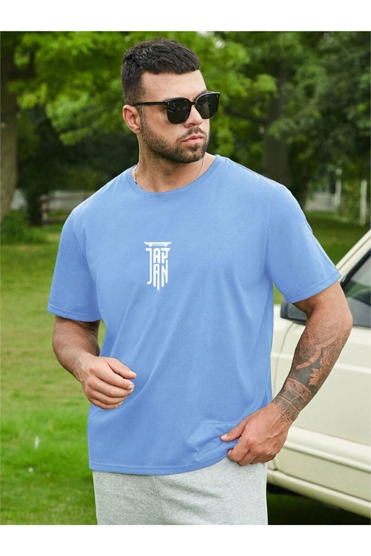 Unisex Japan Baskılı Oversize T-shirt