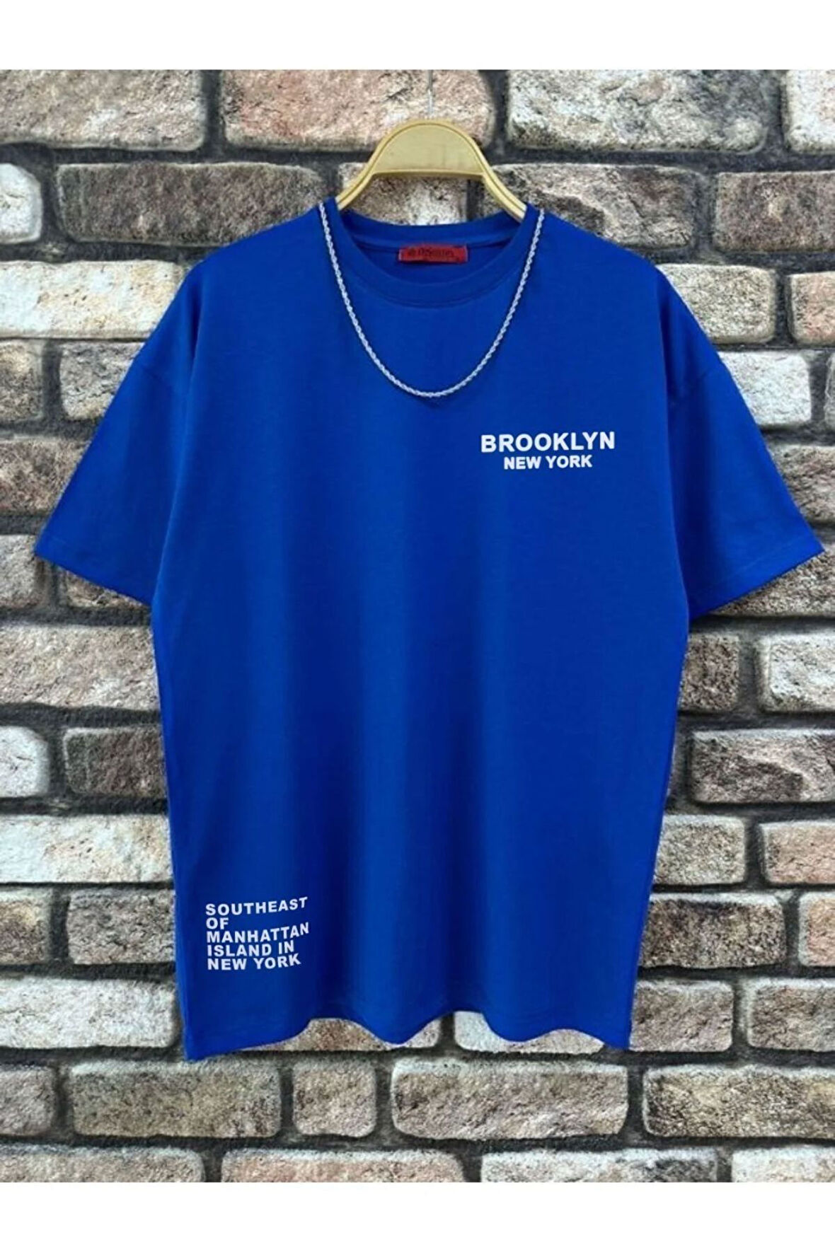 Erkek Brooklyn Ny Baskılı Tshirt