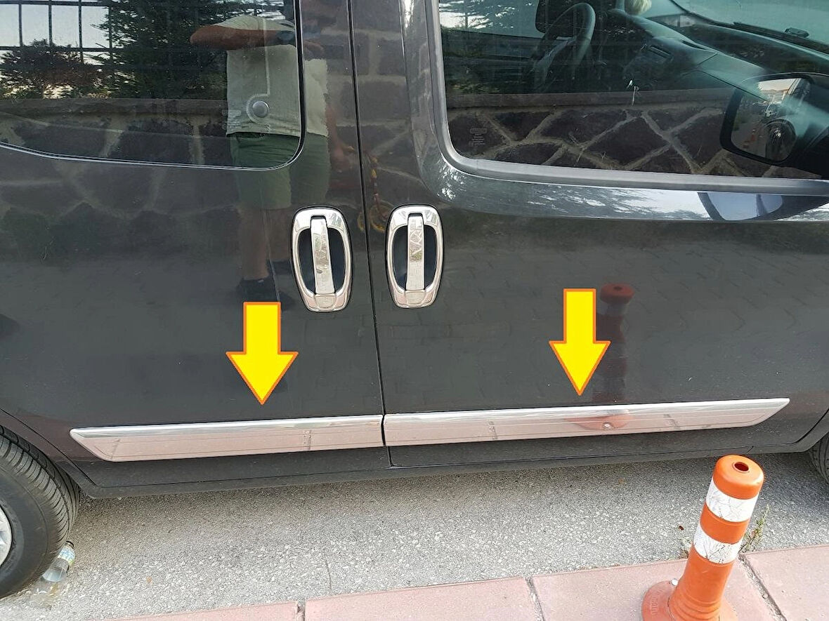  Peugeot Bipper Krom Yan Kapı Çıtası 4 Parça 2008 Üzeri