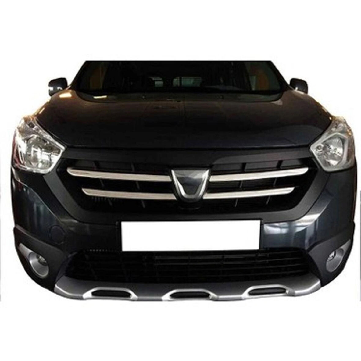 Dacia Lodgy Mpv Ön Panjur 4 Parça Paslanmaz Çelik 2013 üzeri 
