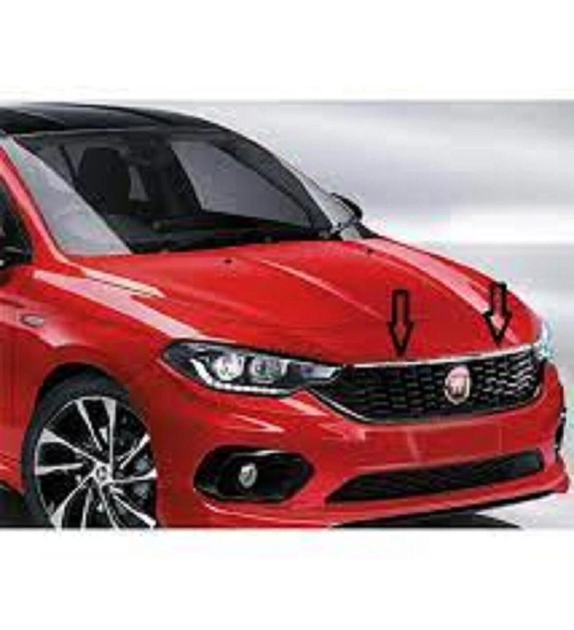 Fiat Egea Krom Ön Kaput Çıtası 2016 - 2019 arası Paslanmaz Çelik 