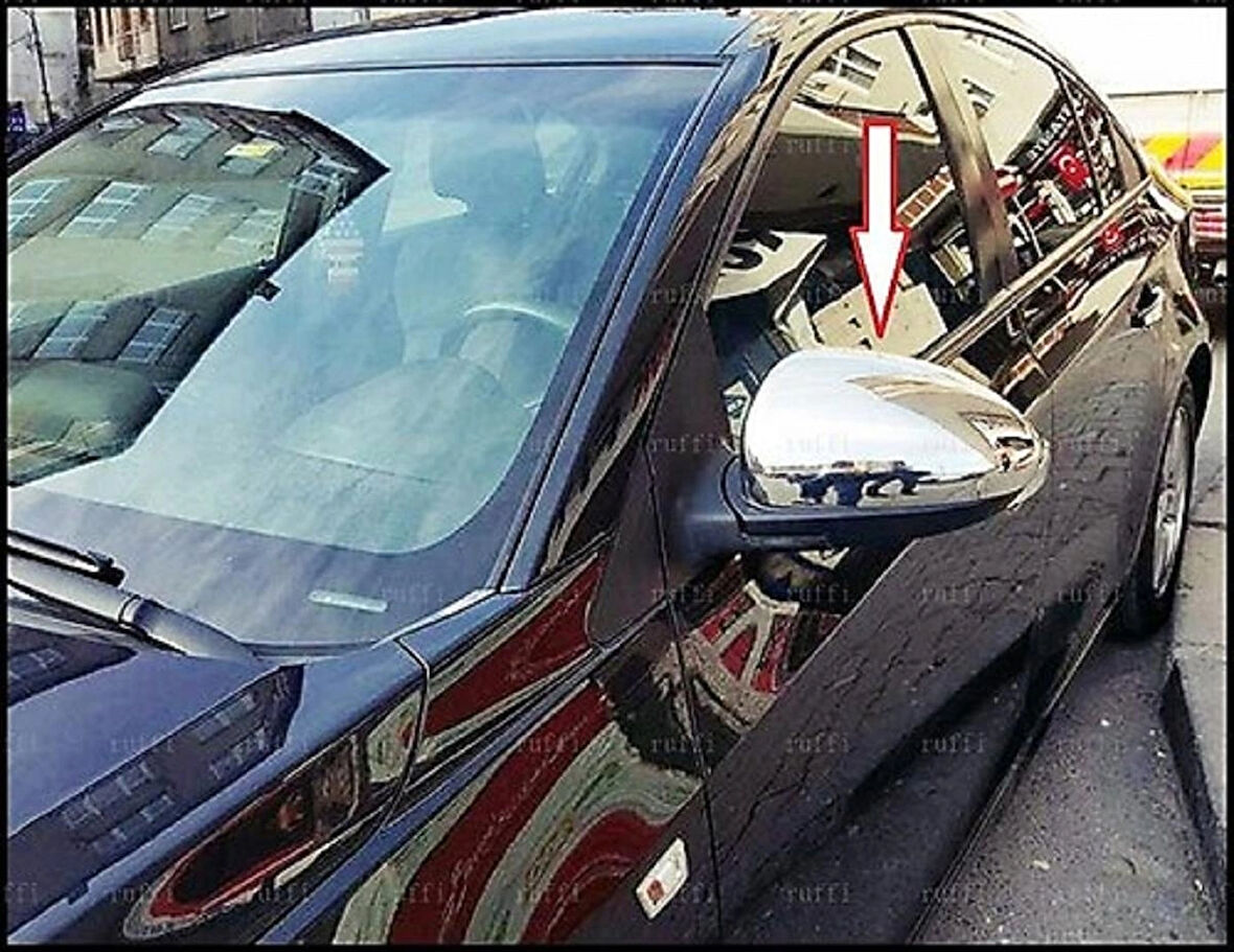Chevrolet Cruze Krom Ayna Kapağı P. Çelik 2 parça 