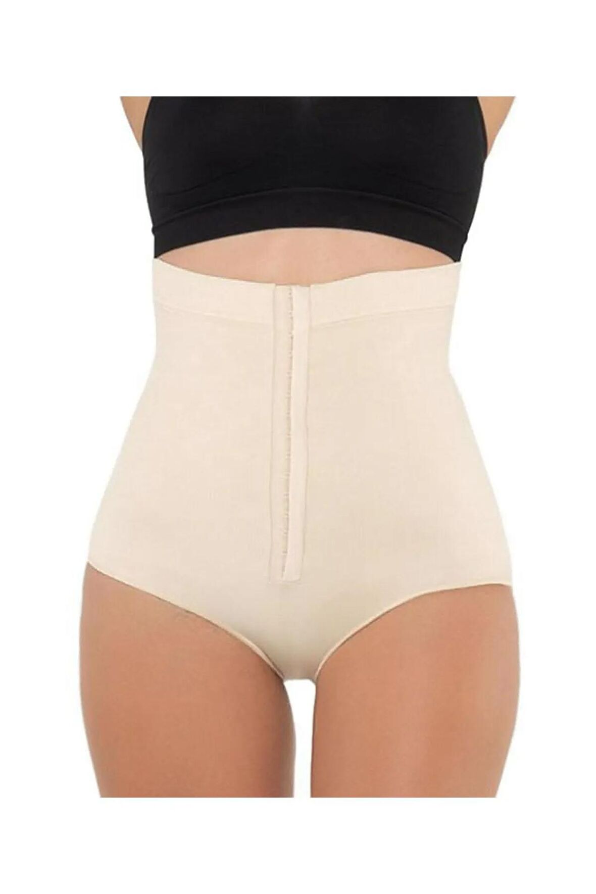 Ağraflı Yüksek Bel Ayarlanablir Ağraflı Kadın Korse Ten 5521