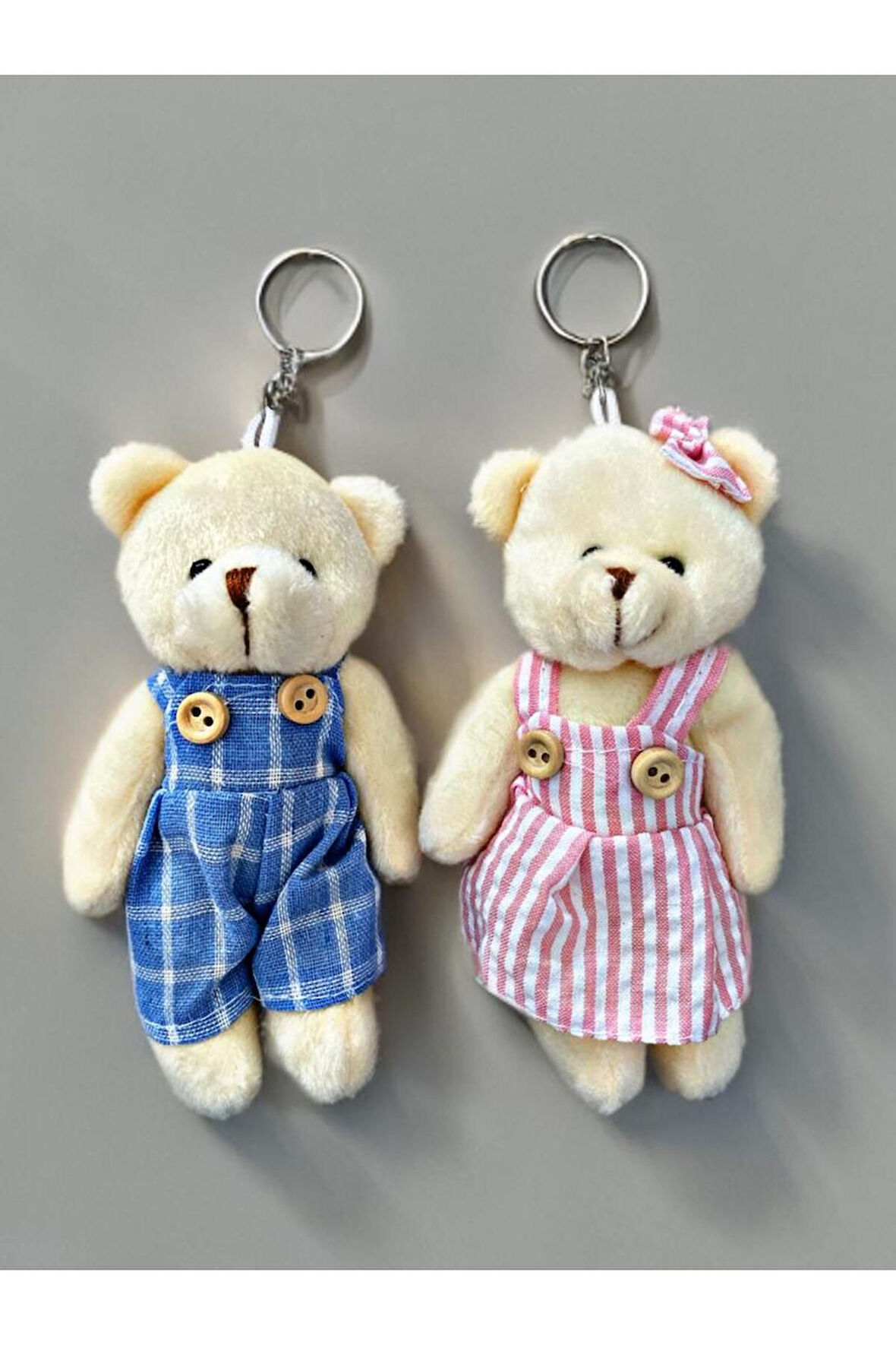 Sevgili Peluş Anahtarlık & Çanta Süsü 12 cm Çok Renkli