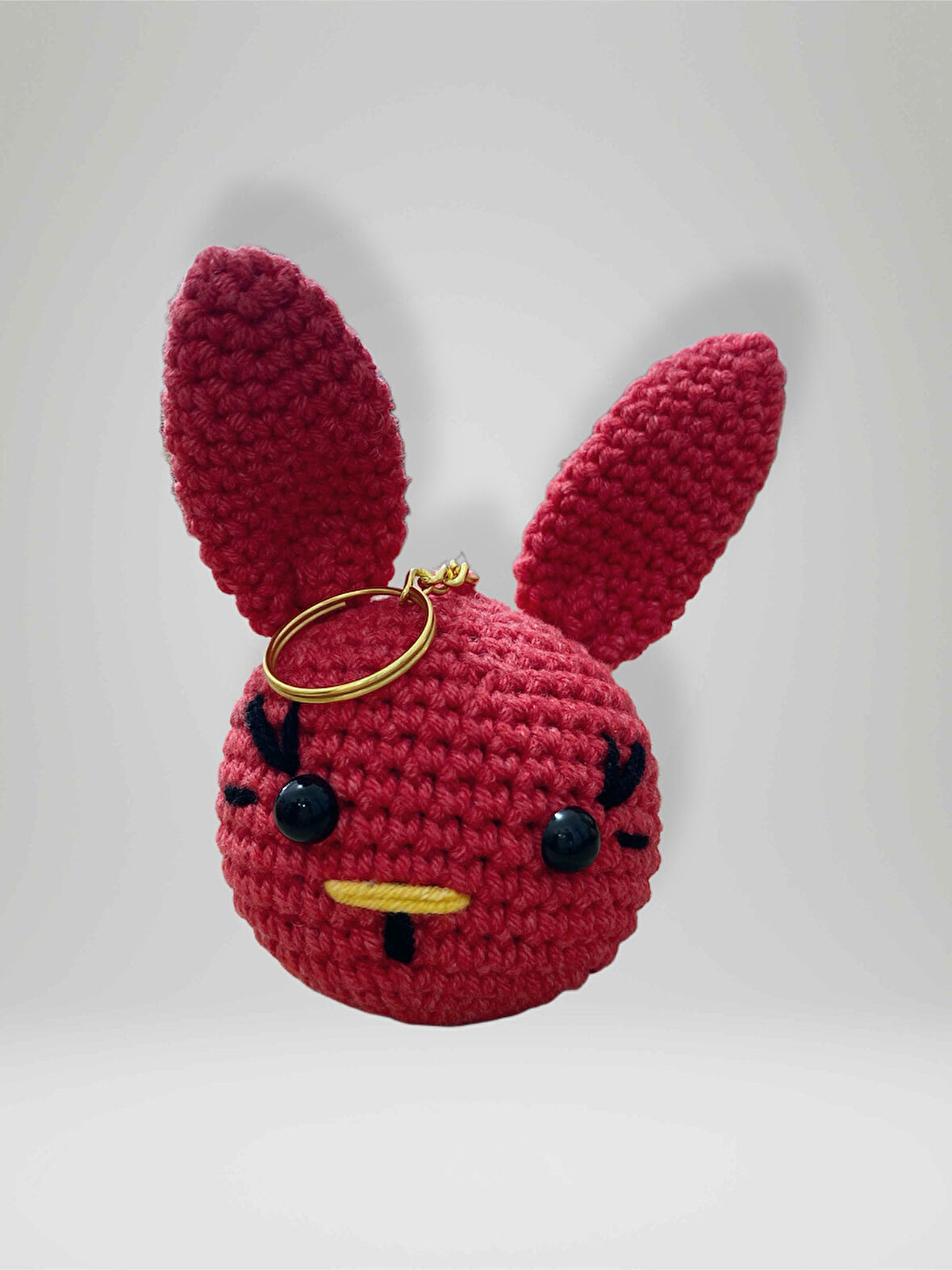Amigurumi Anahtarlık 7-8 cm Sevimli El Örgüsü Hediyelik Anahtar ve Çanta Aksesuarı