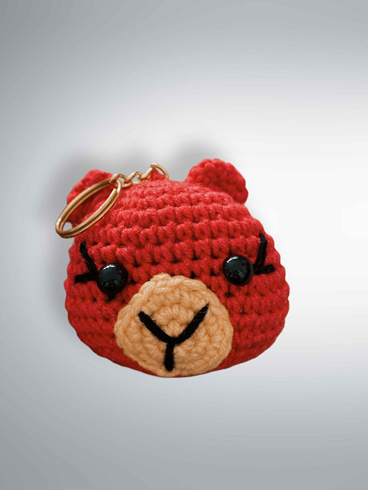 Amigurumi Anahtarlık 7-8 cm Sevimli El Örgüsü Hediyelik Anahtar ve Çanta Aksesuarı