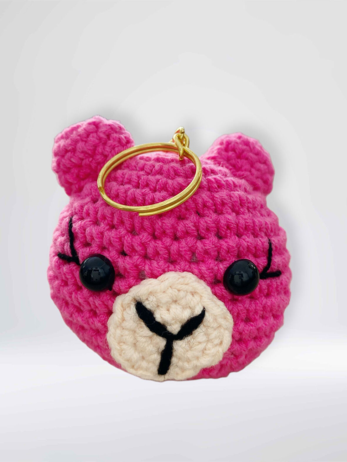 Amigurumi Anahtarlık 7-8 cm Sevimli El Örgüsü Hediyelik Anahtar ve Çanta Aksesuarı