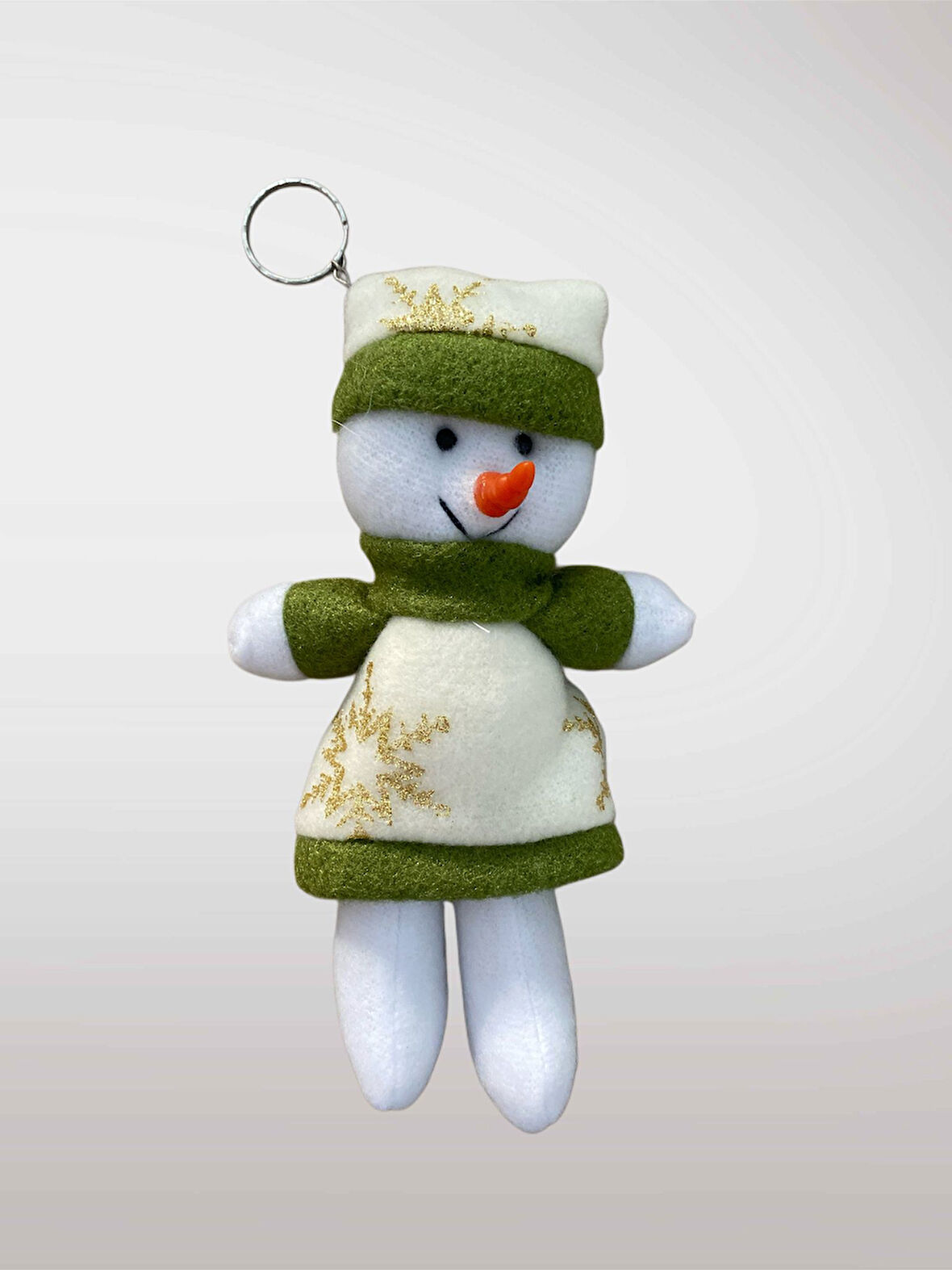 YILBAŞI Temalı Peluş Anahtarlık Çanta Süsü Ağaç Süsü Dekor Süsü Hediye (13-15 cm) (kod:120)