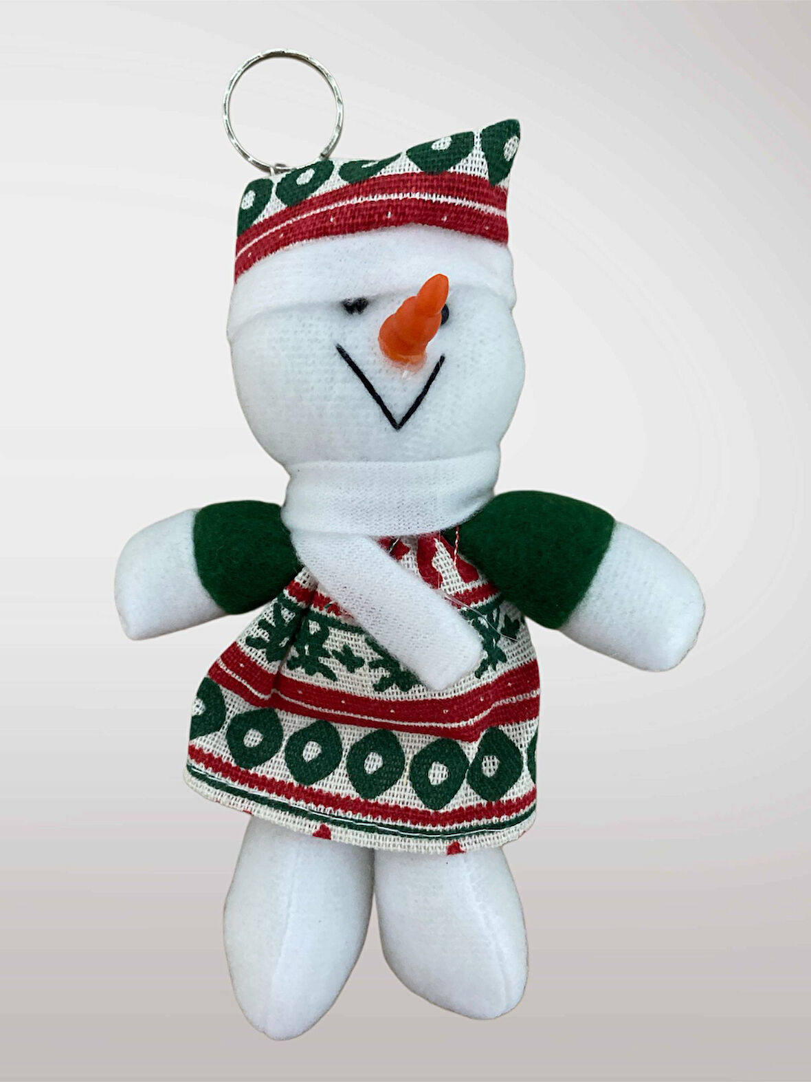 YILBAŞI Temalı Peluş Anahtarlık Çanta Süsü Ağaç Süsü Dekor Süsü Hediye (13-15 cm) (kod:127)