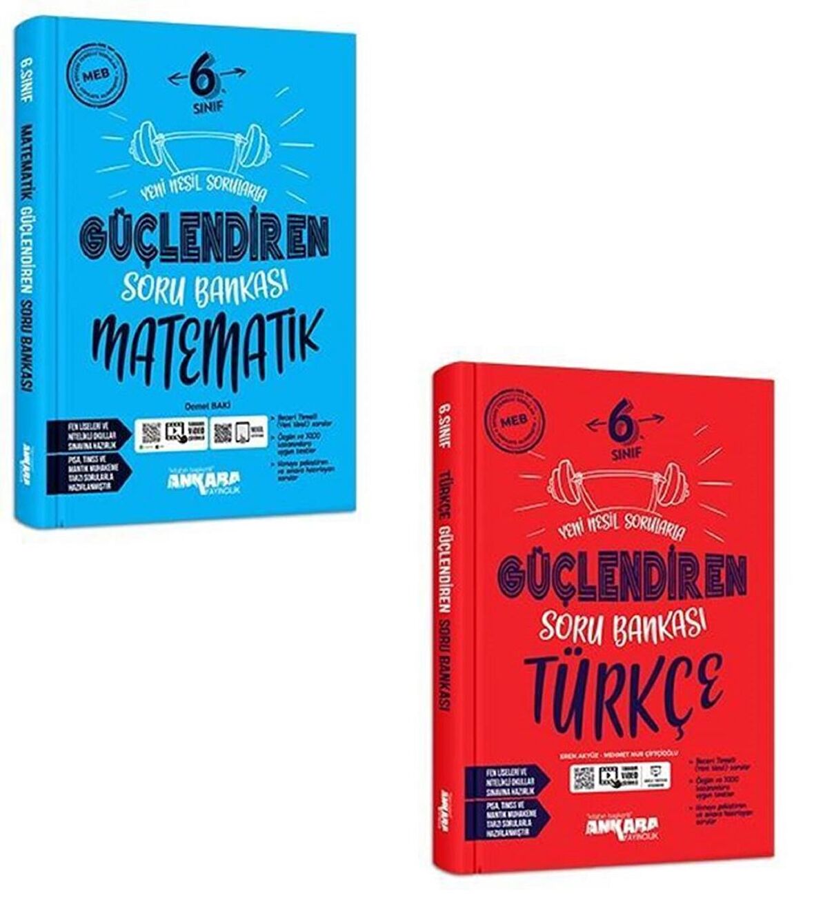 Ankara 6. Sınıf Matematik + Türkçe Güçlendiren Soru Seti 2 Kitap 2023