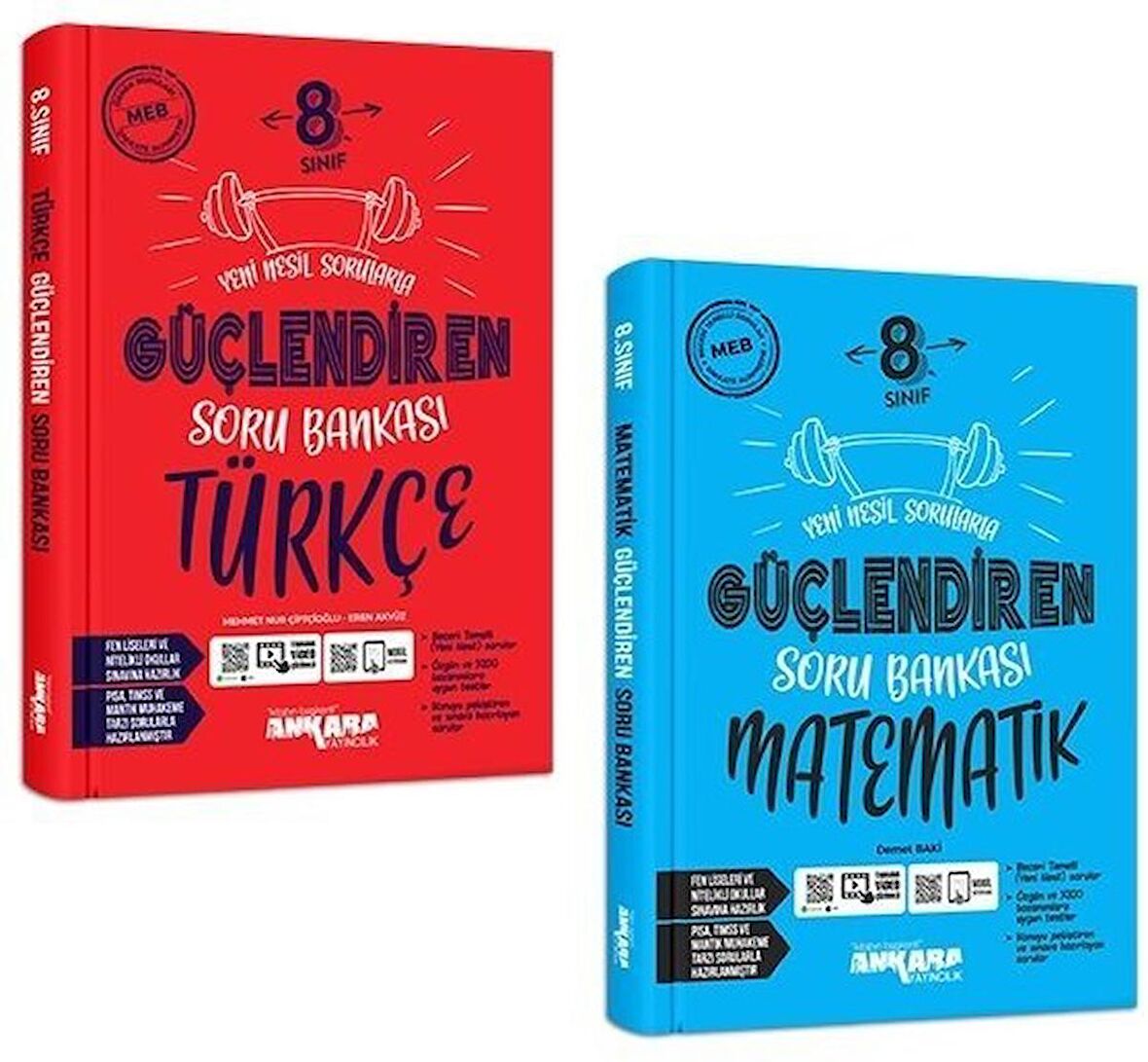 Ankara 8. Sınıf Türkçe + Matematik Güçlendiren Soru Seti 2 Kitap 2023