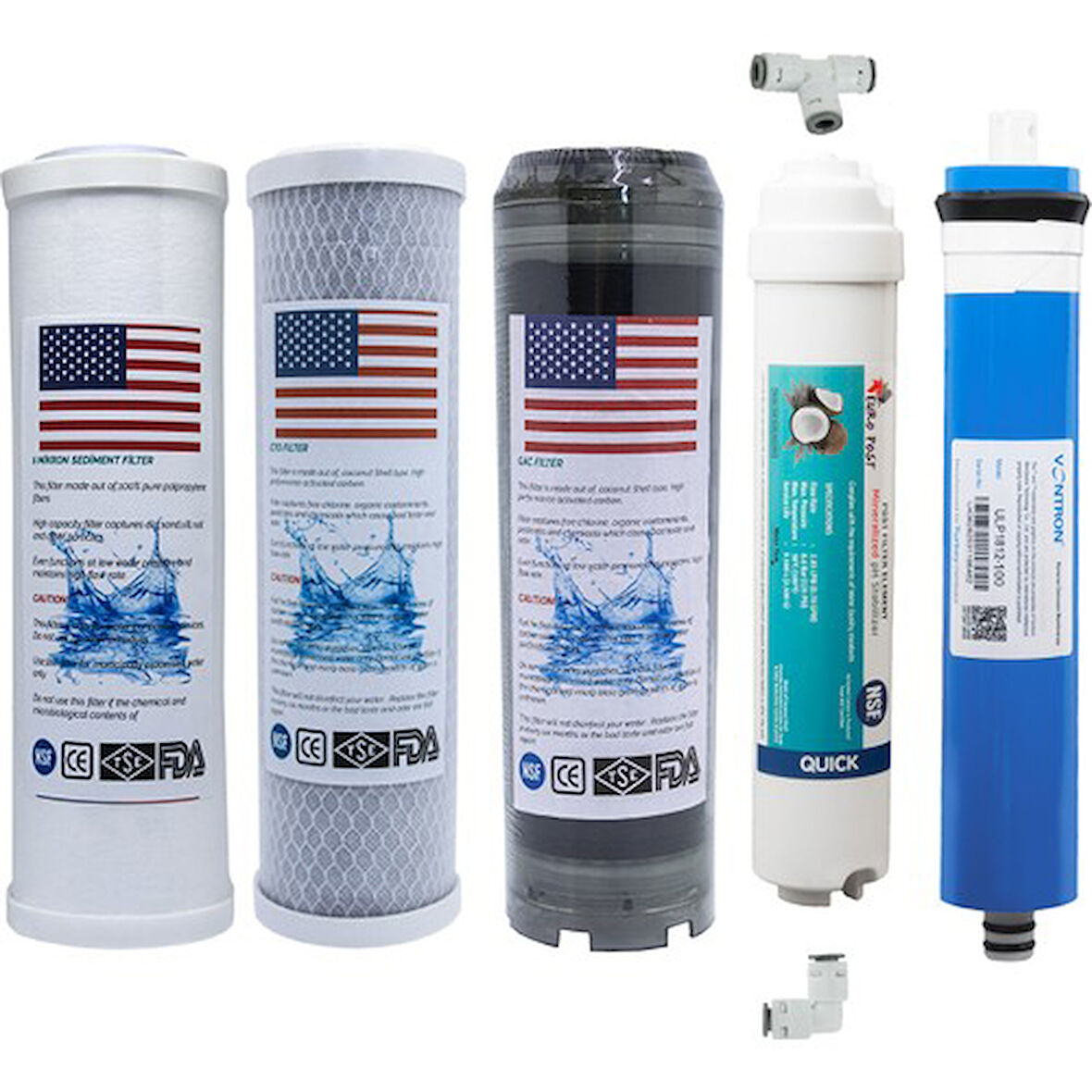 Ihlas Filtre Aura Cebilon Compact Uyumlu Vontron 5 Li Filtre Seti