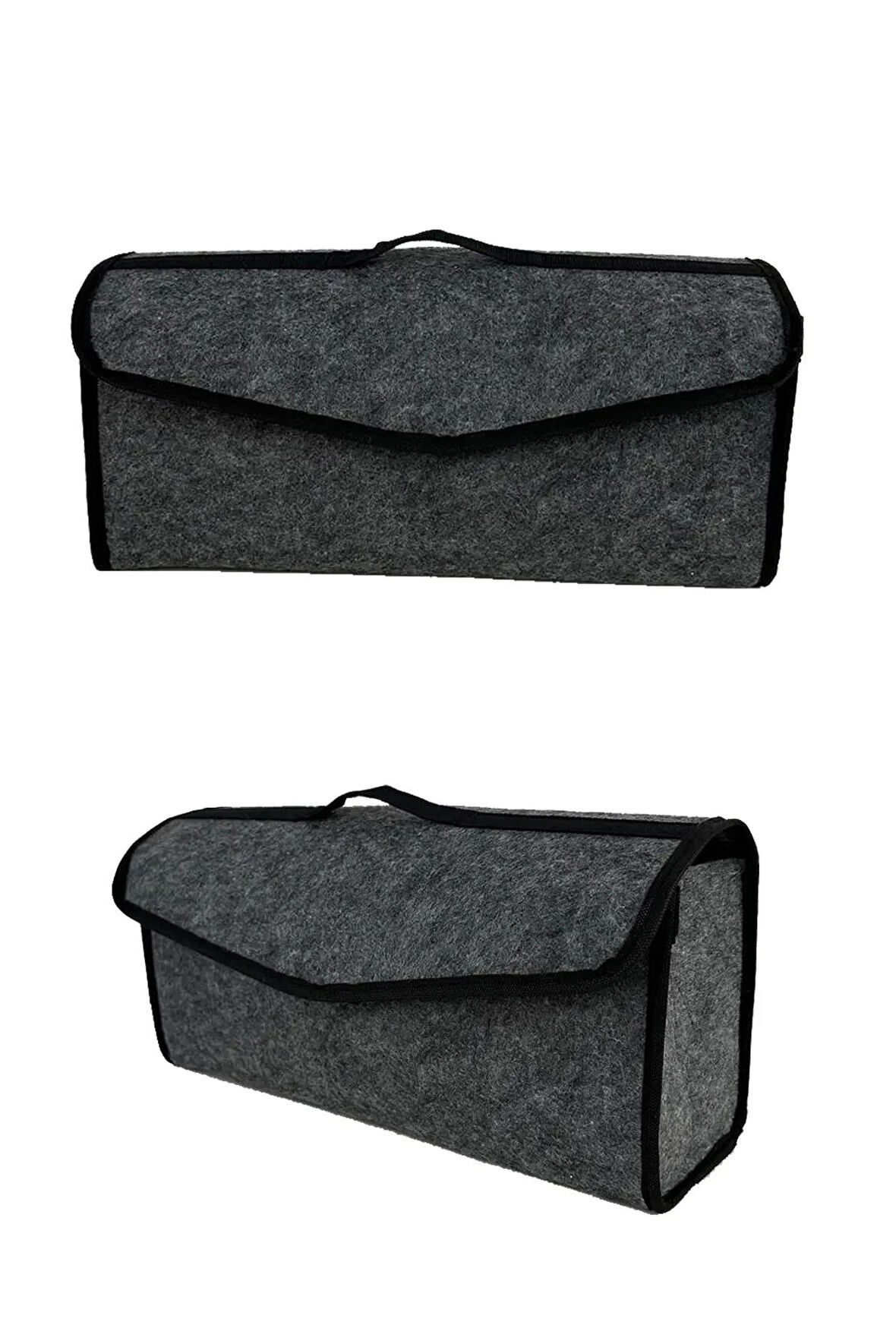 Araba Bagaj Çantası Bagaj Düzenleyici Gri Keçe Çanta