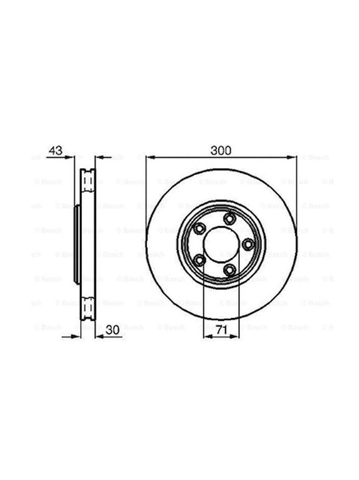 Jaguar S-Type 1999-2007 Ön Fren Diski