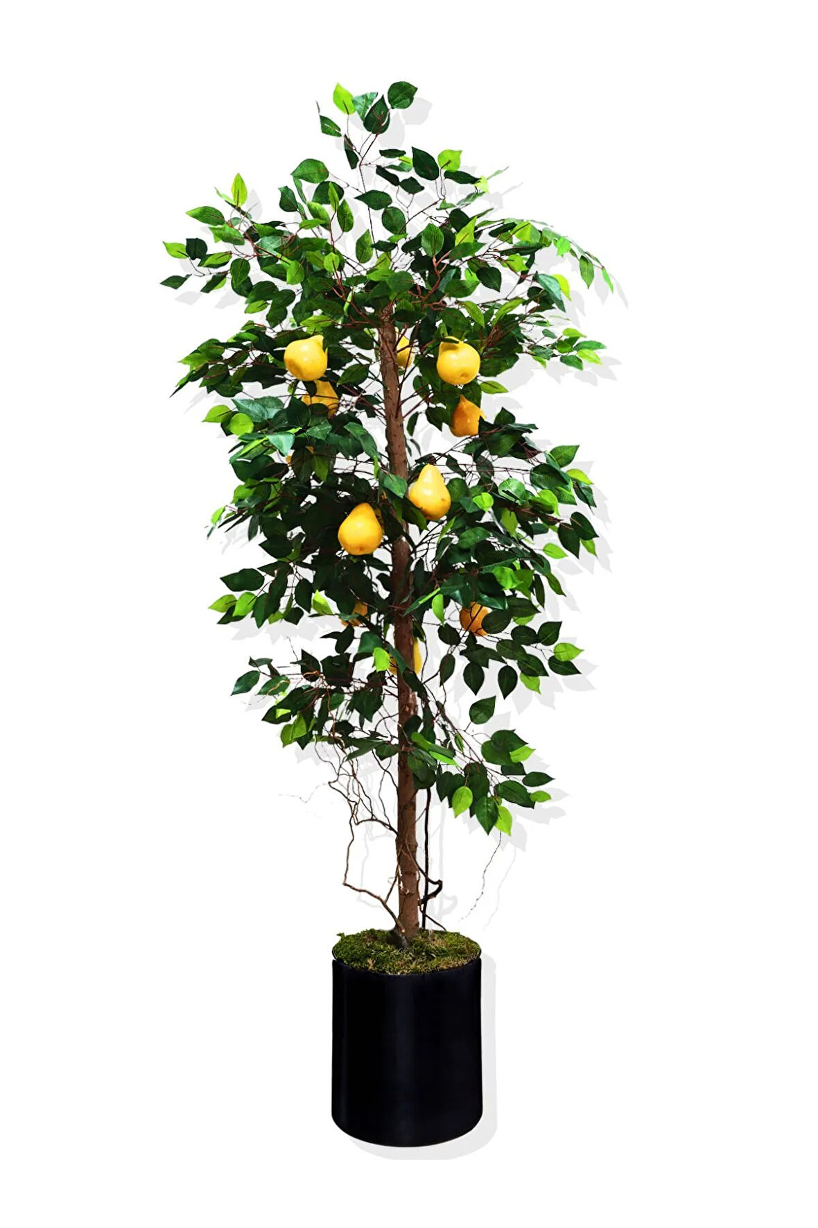 Yapay Armut Ağacı 180 Cm Metal Saksı