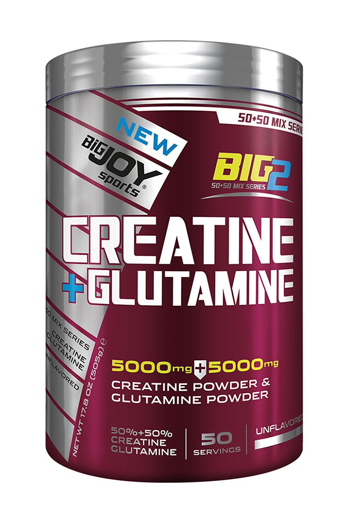 Bigjoy Sports Big2 Creatine + Glutamine 505 Gr Kompleks Aromasız 