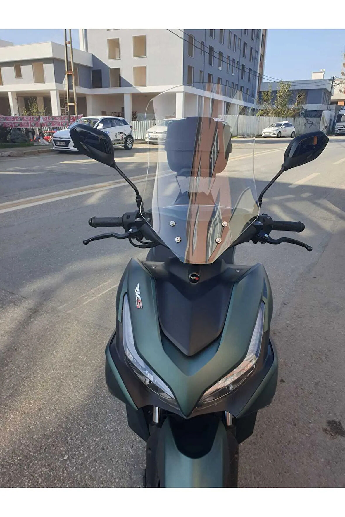 RKS Arome 125Siperlik Ön Cam 2023 2024 Model 54cm Şeffaf Renkli 4mm