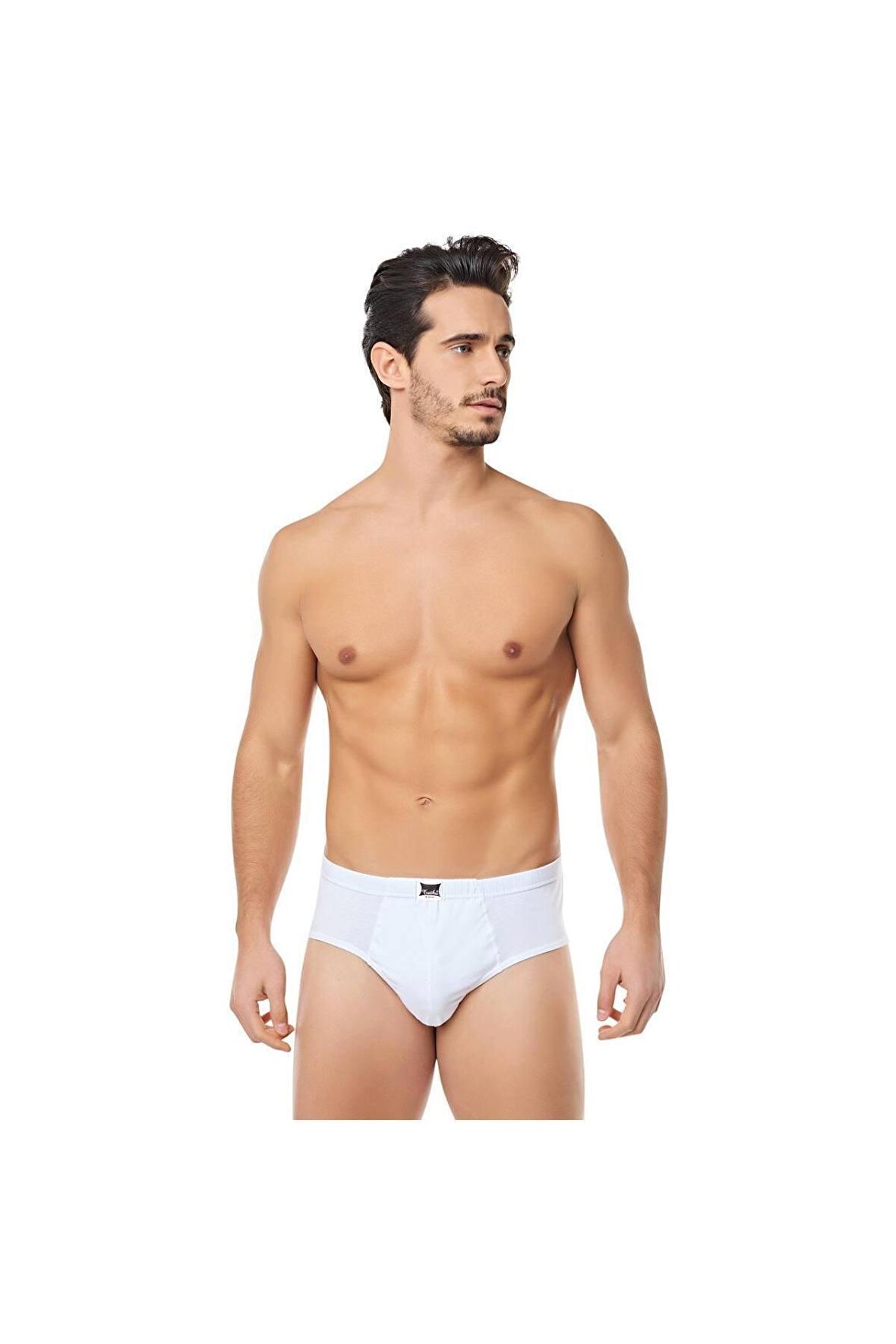 Erkek Beyaz Slip Külot 6'lı Paket