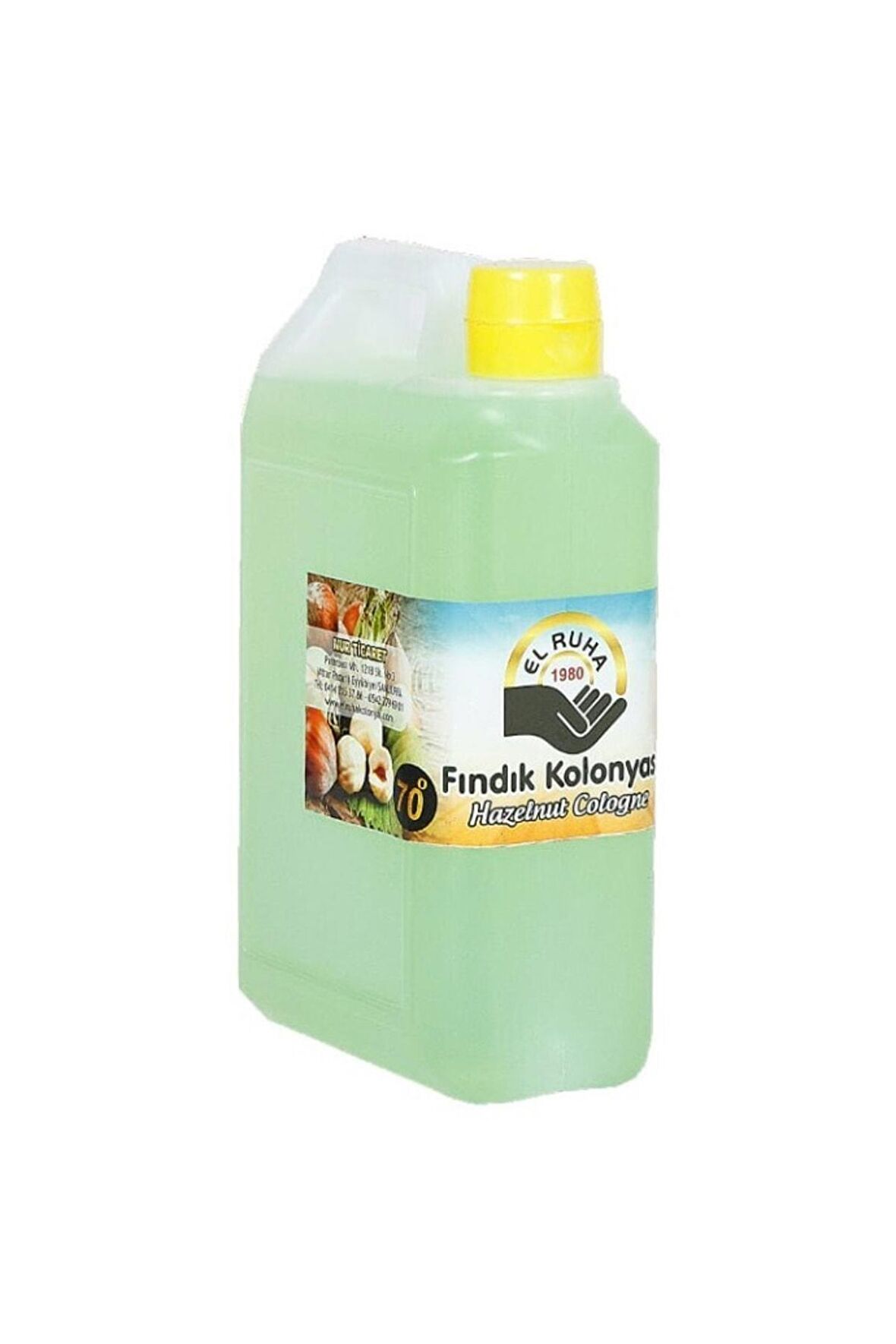 Artwork Fındık 70 Derece Pet Bidon 900 ml Kolonya