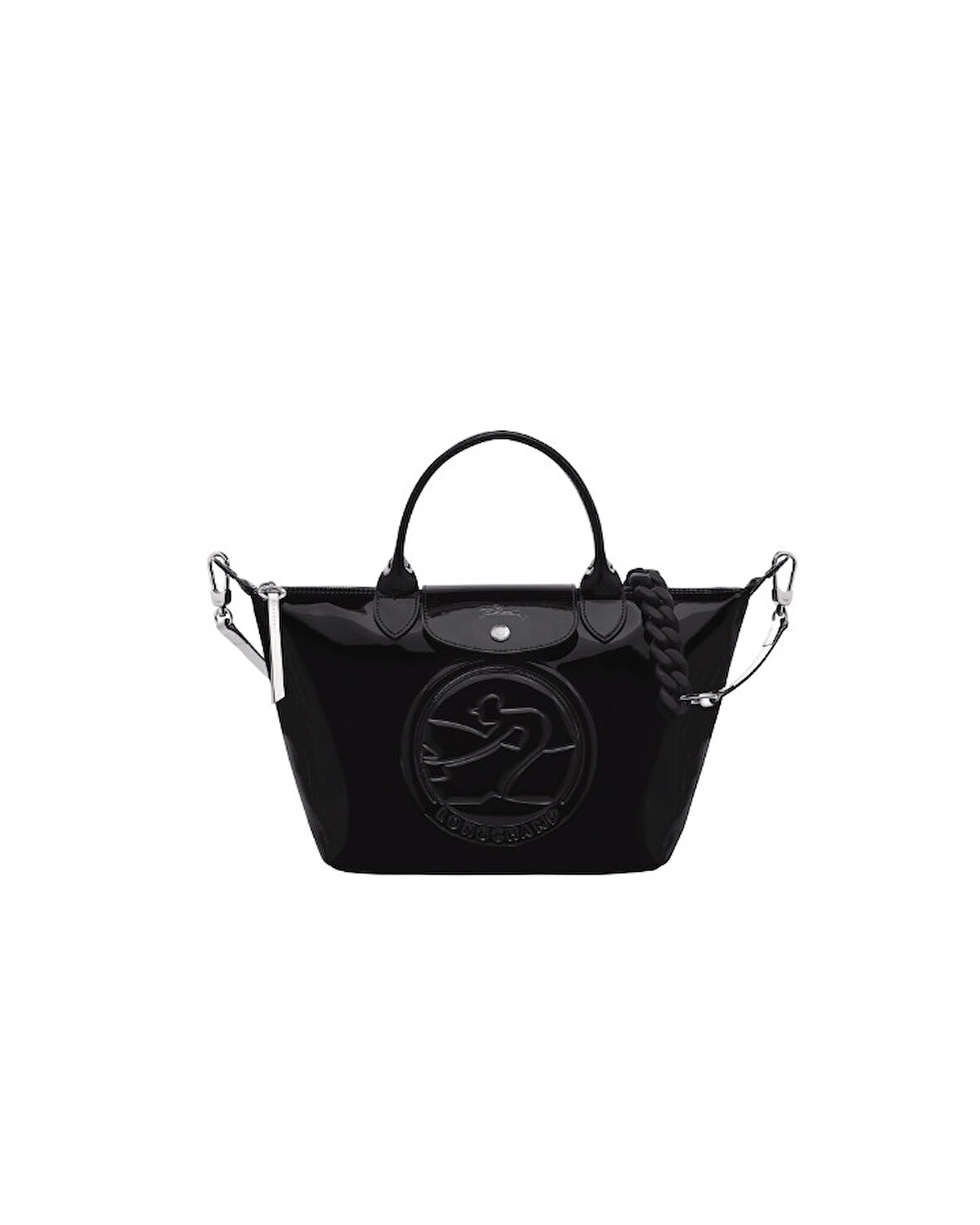 Longchamp Le Plıage Cuır Gloss Top Handle Kadın Omuz Çantası 1512HBE-001