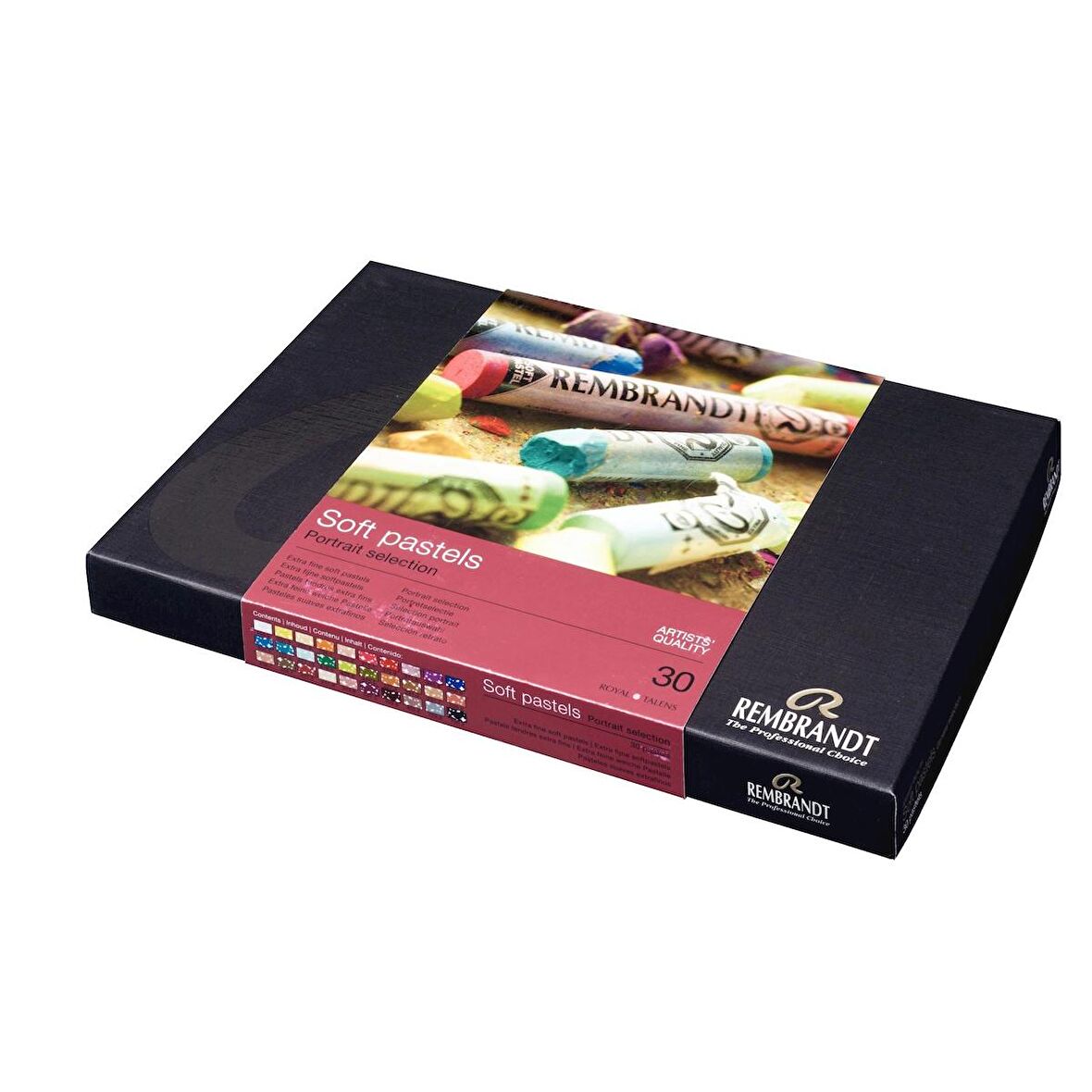 Rembrandt Soft Pastel 30'lu Set Tam Boy Toz Pastel (Portrait / Portre)