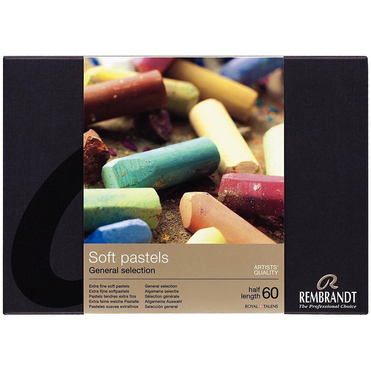 Rembrandt Soft Pastel 60'lı Set Yarim Boy Toz Pastel