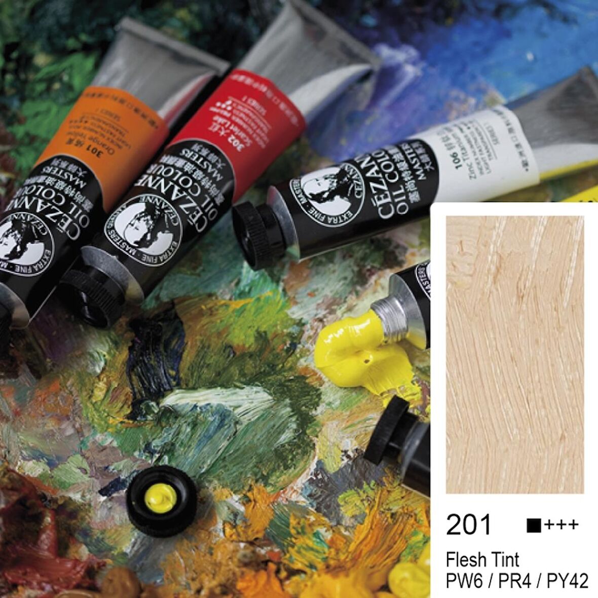 Cezanne Extra Fine Masters' Yağlı Boya 45ml (Oil Colour) Flesh Tint 201