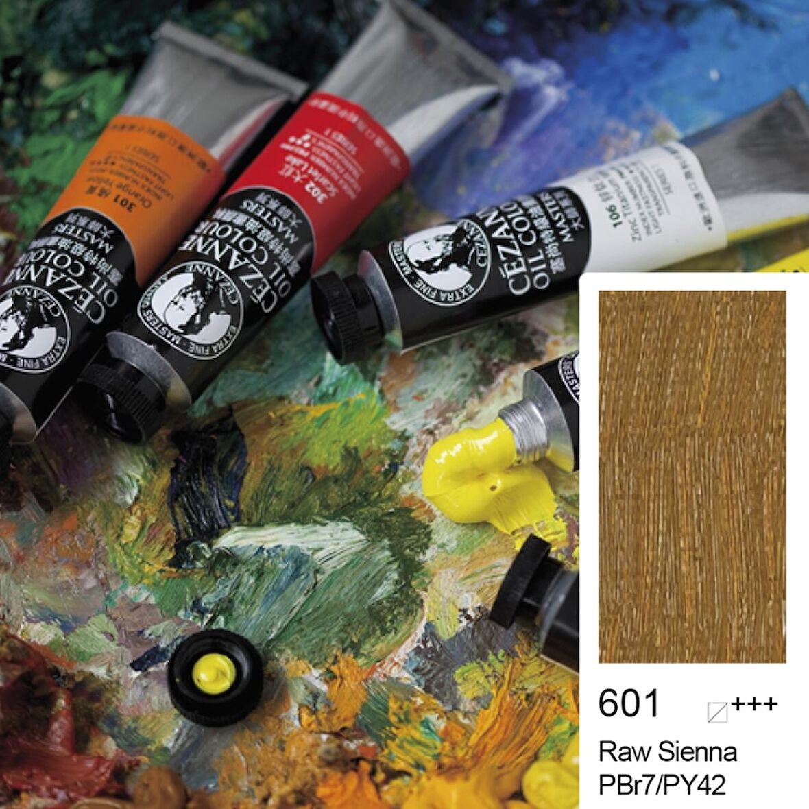 Cezanne Extra Fine Masters' Yağlı Boya 45ml (Oil Colour) Raw Sienna 601
