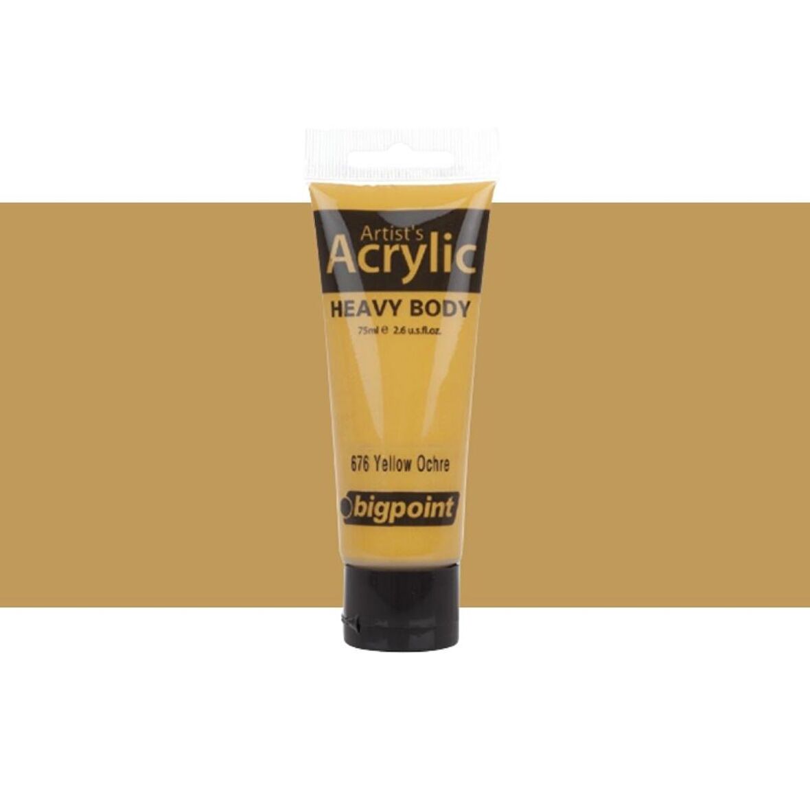 Bigpoint Heavy Body Artist's Akrililik Boya 75ml Yellow Ochre 676