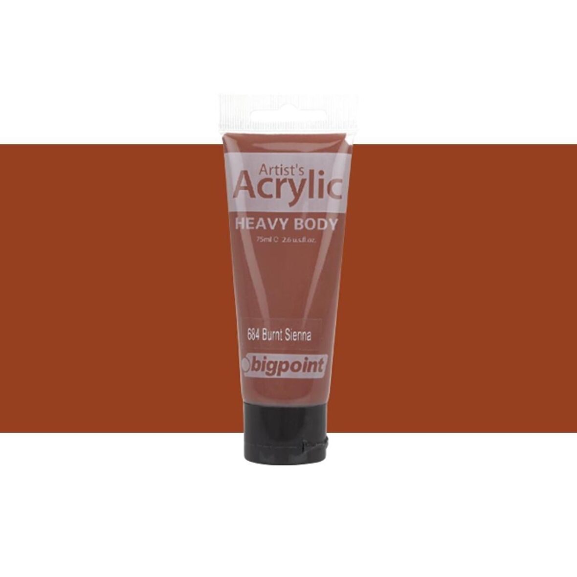 Bigpoint Heavy Body Artist's Akrililik Boya 75ml Burnt Sienna 684