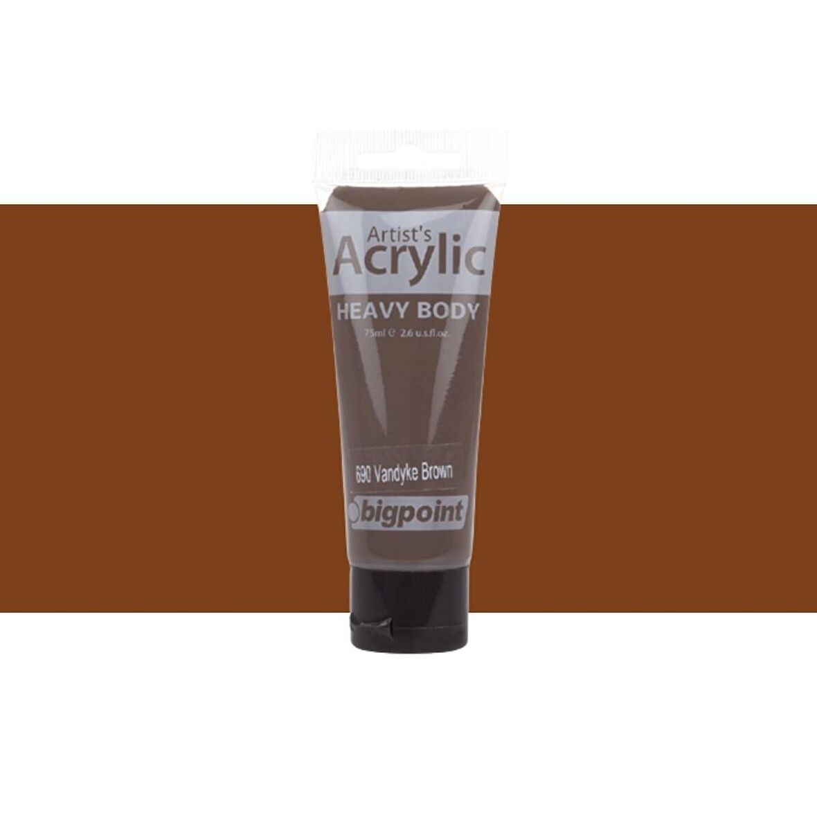 Bigpoint Heavy Body Artist's Akrililik Boya 75ml Vandyke Brown 690