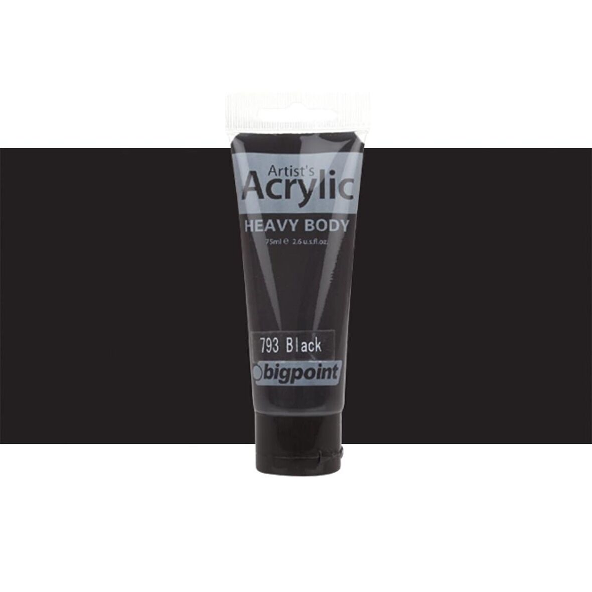 Bigpoint Heavy Body Artist's Akrililik Boya 75ml Lamp Black 793