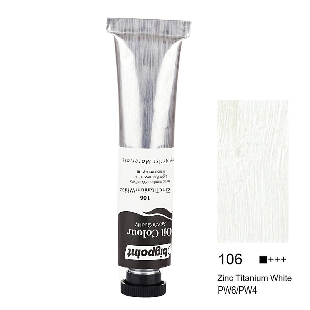 Bigpoint Fine Artist's Yağlı Boya 45 ml Zinc Titanium White 106