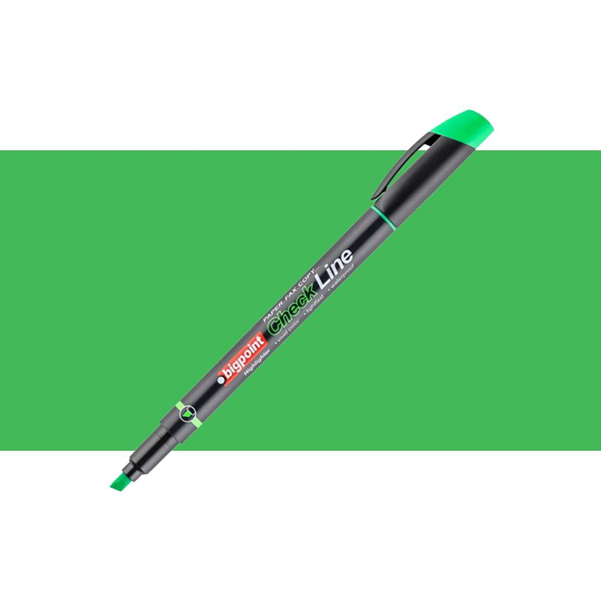 Bigpoint Fosforlu Marker Kalem Cep Tipi Yeşil