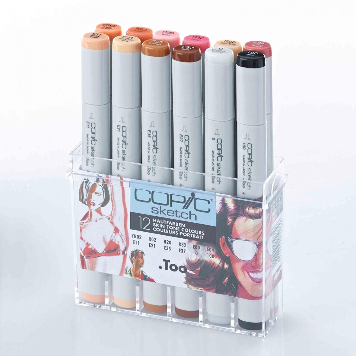 Copic Sketch Marker 12li Set Skin Tones