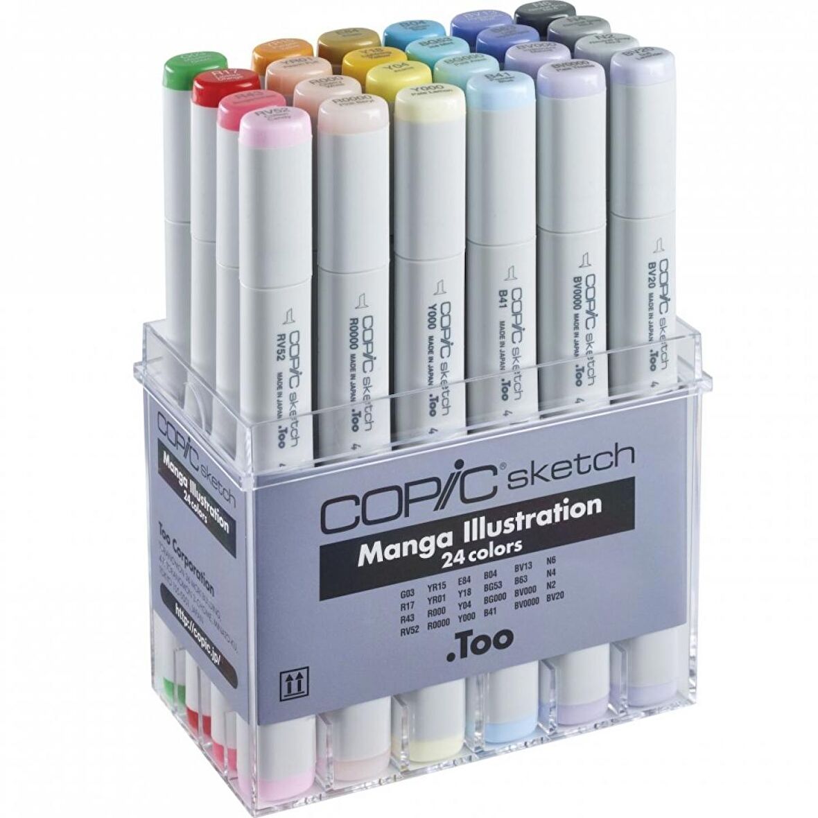 Copic Sketch Marker 24 lü Manga Illustration Set