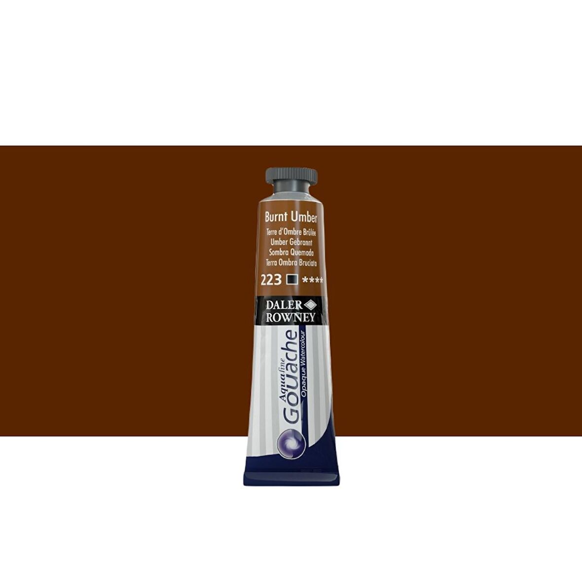 Daler Rowney Aquafine Guaj Boya Tüp 15ml 223 Burnt Umber