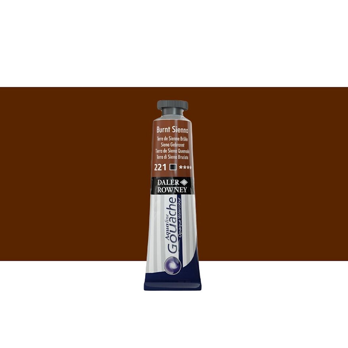 Daler Rowney Aquafine Guaj Boya Tüp 15ml 221 Burnt Sienna