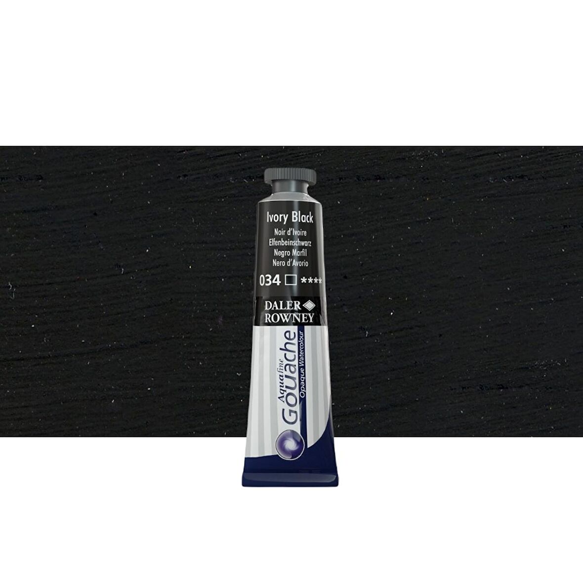 Daler Rowney Aquafine Guaj Boya Tüp 15ml 034 Ivory Black