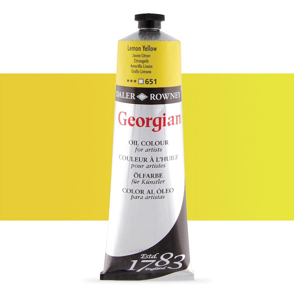 Daler Rowney Georgian Yağlı Boya 225ml Lemon Yellow 651