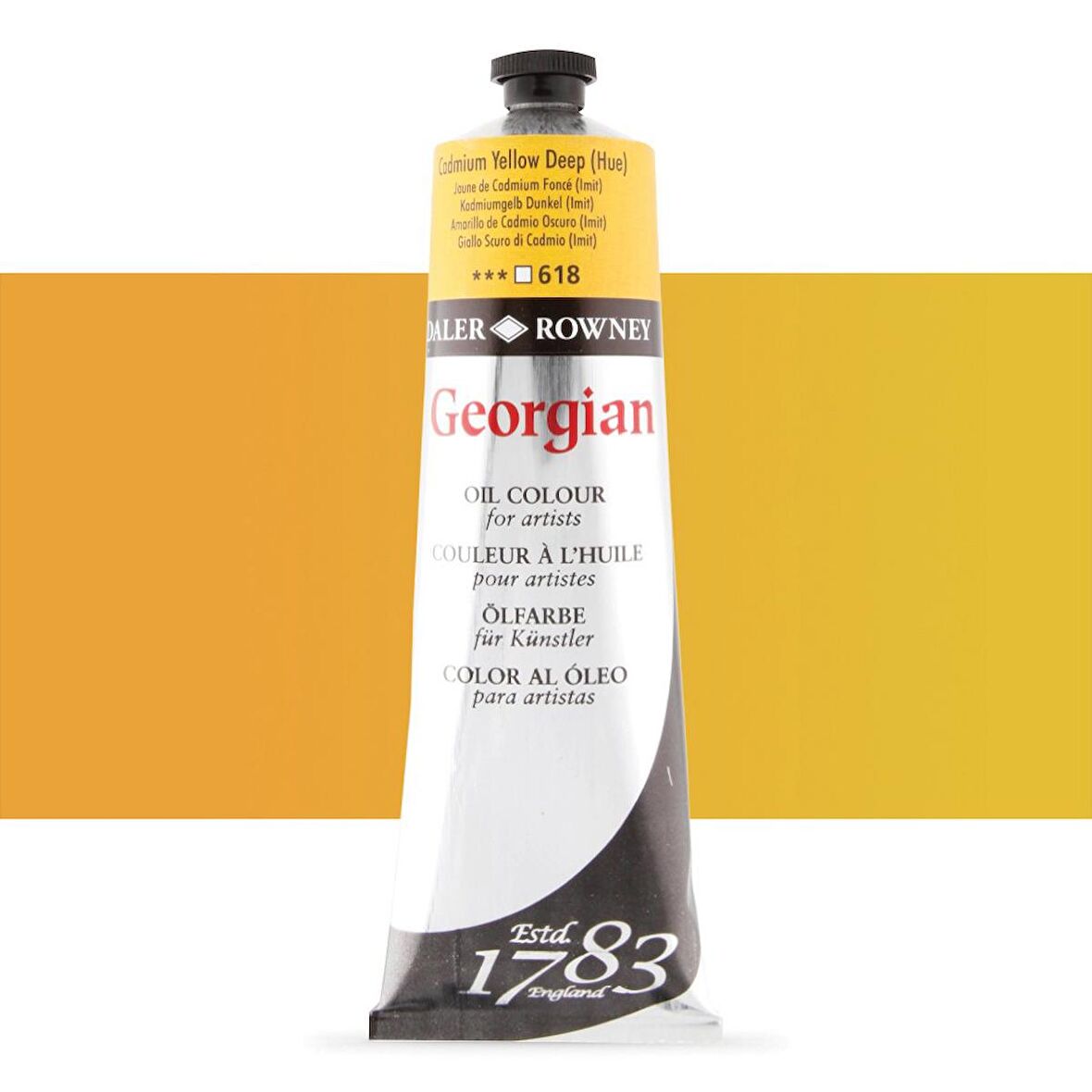 Daler Rowney Georgian Yağlı Boya 225ml Cadmium Yellow Deep Hue 618
