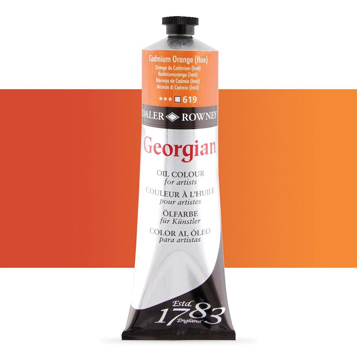 Daler Rowney Georgian Yağlı Boya 225ml Cadmium Orange Hue 619