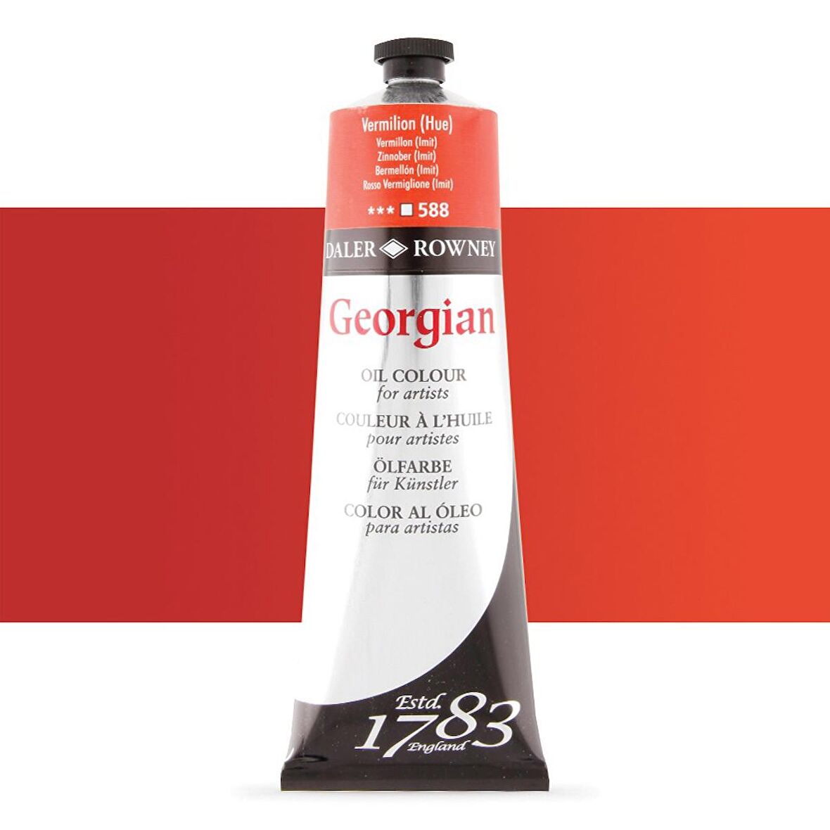 Daler Rowney Georgian Yağlı Boya 225ml Vermilion Hue 588